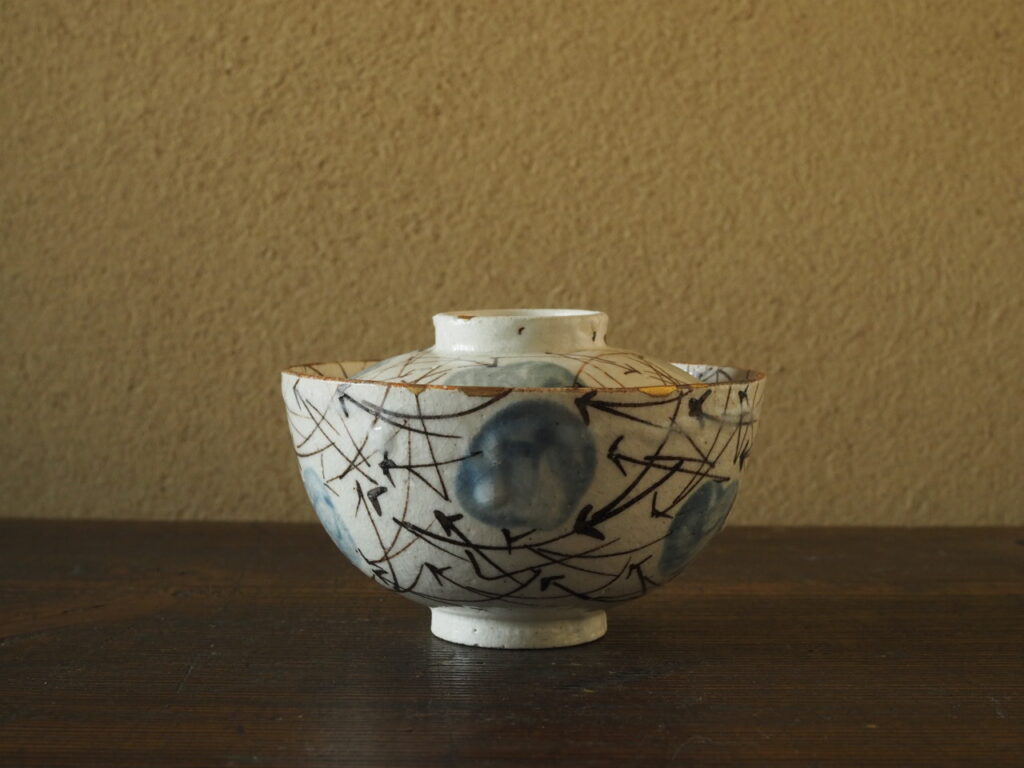 絵瀬戸蓋茶碗 | 古美術いもと