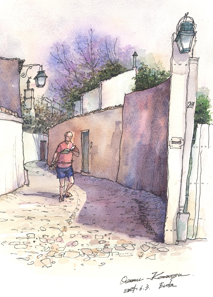 小松修 水彩画展・ポルトガルの小さな村々を訪ねて＜オンライン