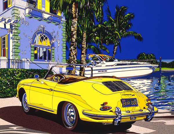 鈴木英人 イラスト版画作品｜「バリアス ドリームス」1993年 シルク