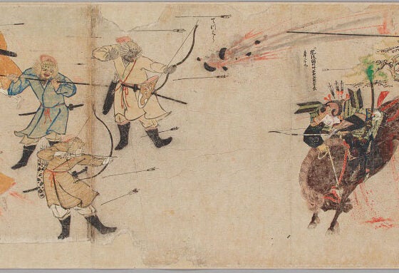 本郷和人の皇室のお宝拝見】元寇の戦闘シーンより伝えたかったこと