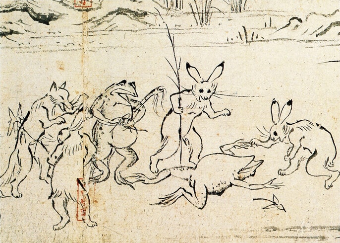 鳥獣戯画とは？ユーモラスな動物たちが魅力の国宝を徹底解説します