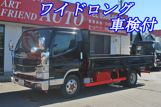 235】三菱ふそうブルーテックキャンター 平ボデー ワイドロング｜中古