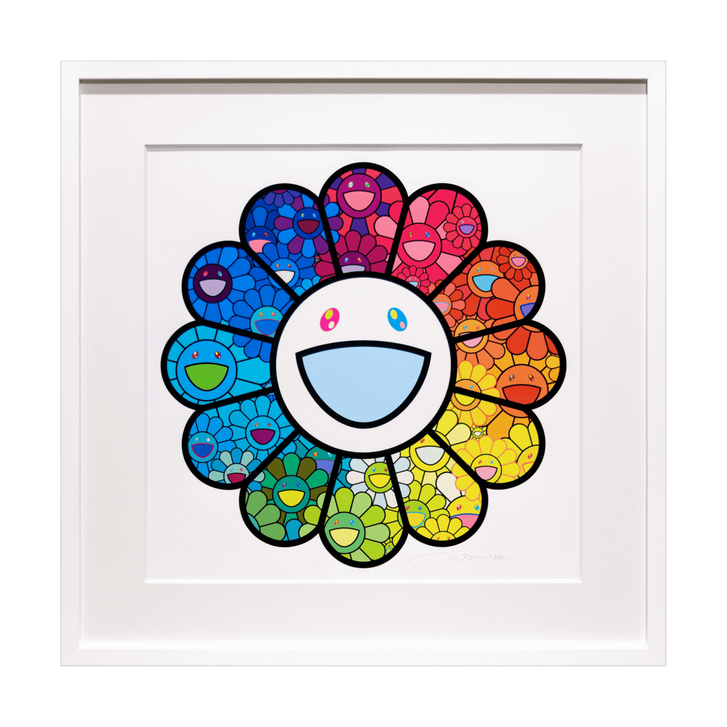 村上隆(Takashi Murakami)「マルチカラースーパーフラットフラワーズ