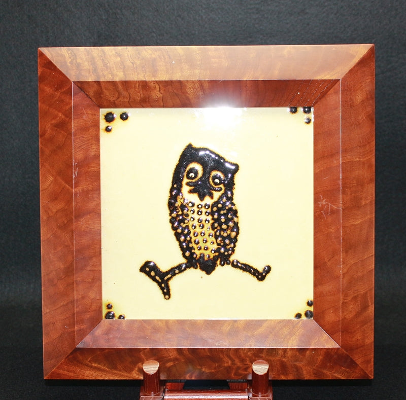 23341 船木研兒 (梟図陶板) FUNAKI Kenji – アート飛田