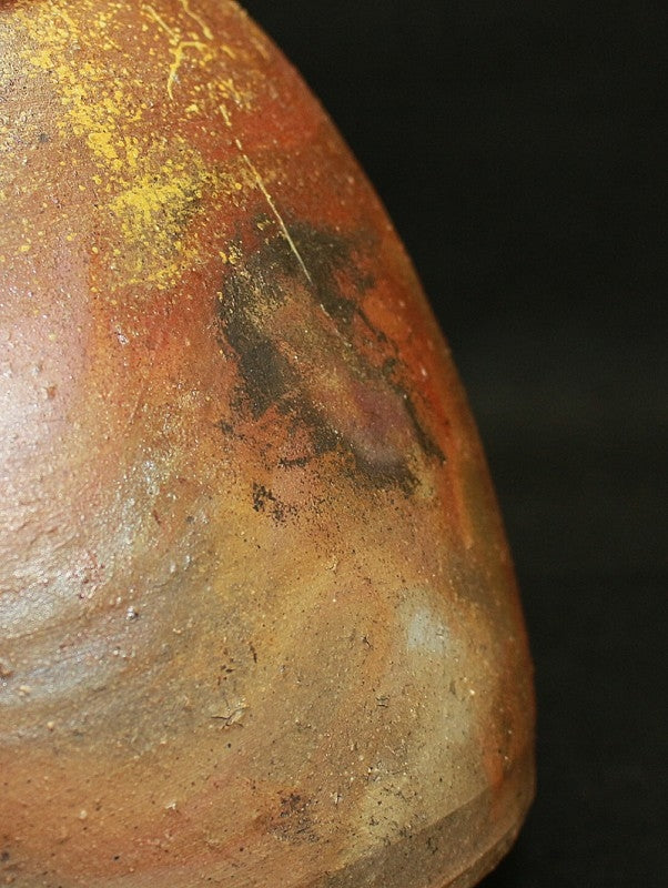 23337 北大路魯山人 (備前窯変水指(友斎箱)) KITAOJI Rosanjin