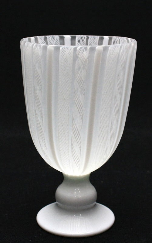 24944 藤田喬平 (手吹ヴェニスワイングラス6客) FUJITA Kyohei