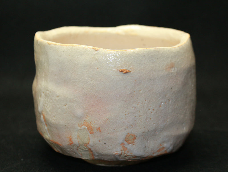 23964 人間国宝 荒川豊蔵 (志野茶碗(東美鑑定書付属・書載作品