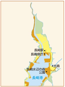 長崎市の地形は江戸時代から埋め立て都市だった？ 坂の町だからこそ
