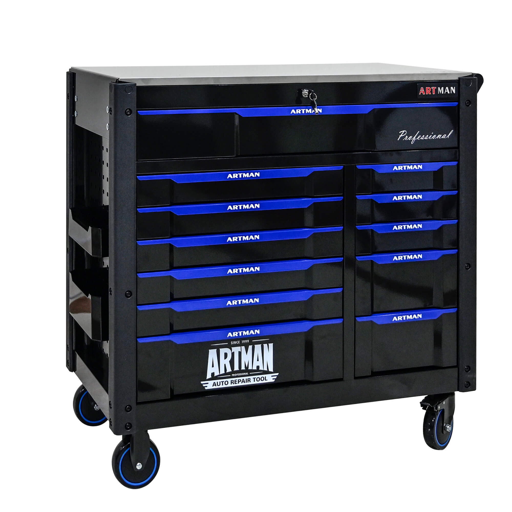 44-Inch Workbench Tool Box with 12 Drawers - ARTMAN CD4512