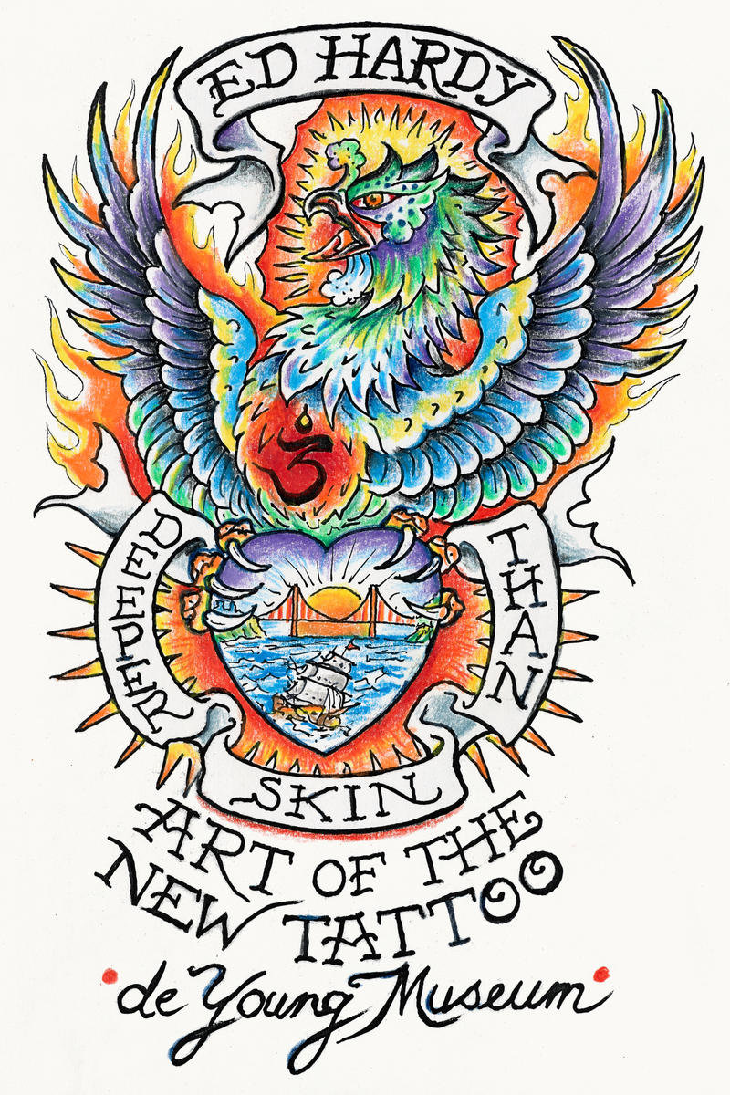 Ed Hardy: Deeper than Skin, Art of the New Tattoo, 2019 by Don Ed