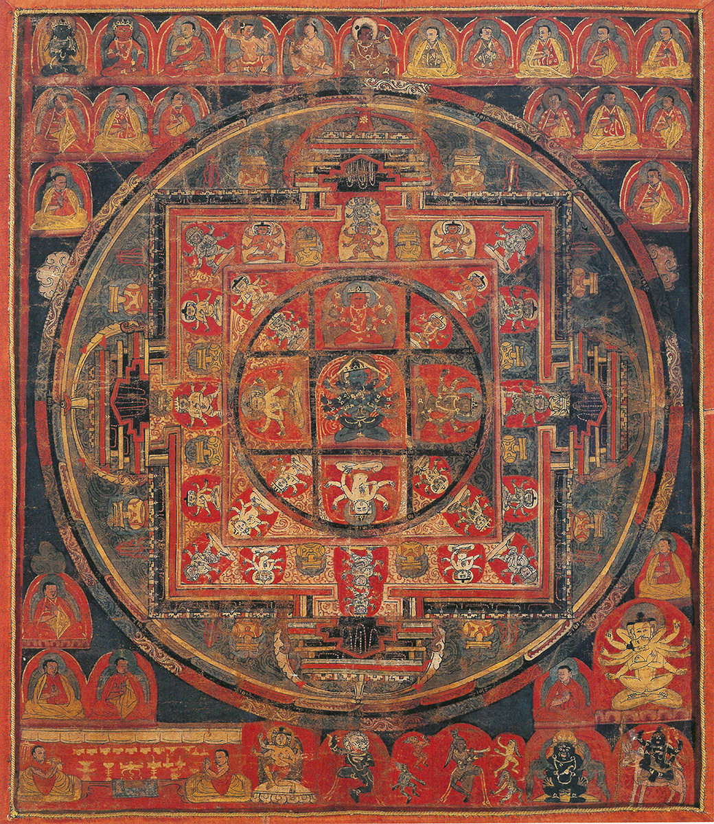 影山幸一｜作者不明《『秘密集会』阿閦金剛曼荼羅》二元対立が存在