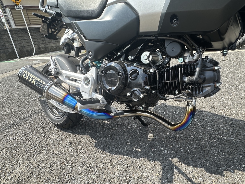 HONDA グロム OVER GP-PERFORMANCEマフラー交換（千葉県松戸市・柏市