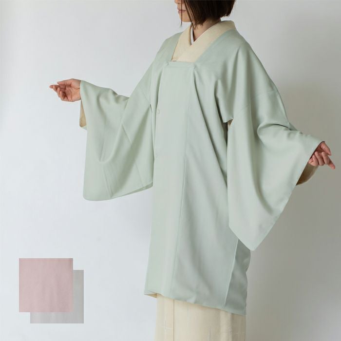 道行コート リバーシブル No.96951 【ピンク/ライトグレー