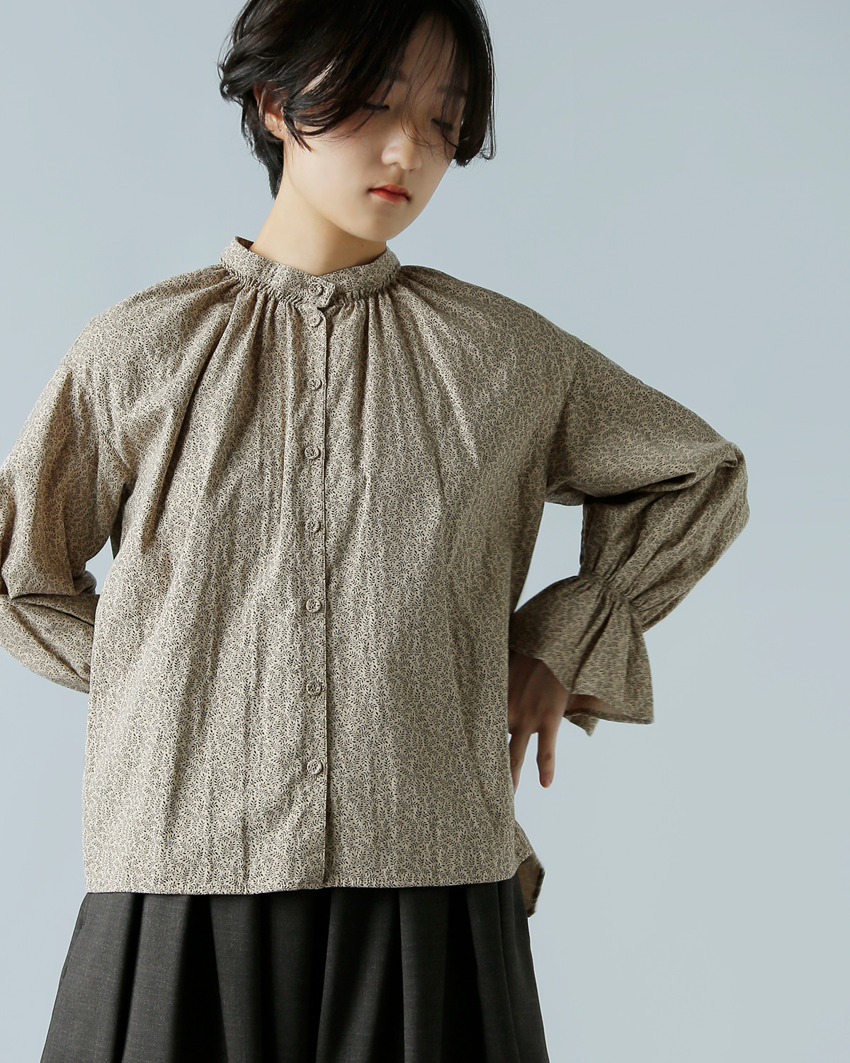 susuri ススリ コットン メロフォン ブラウス 24-456 | iroma..aranciato