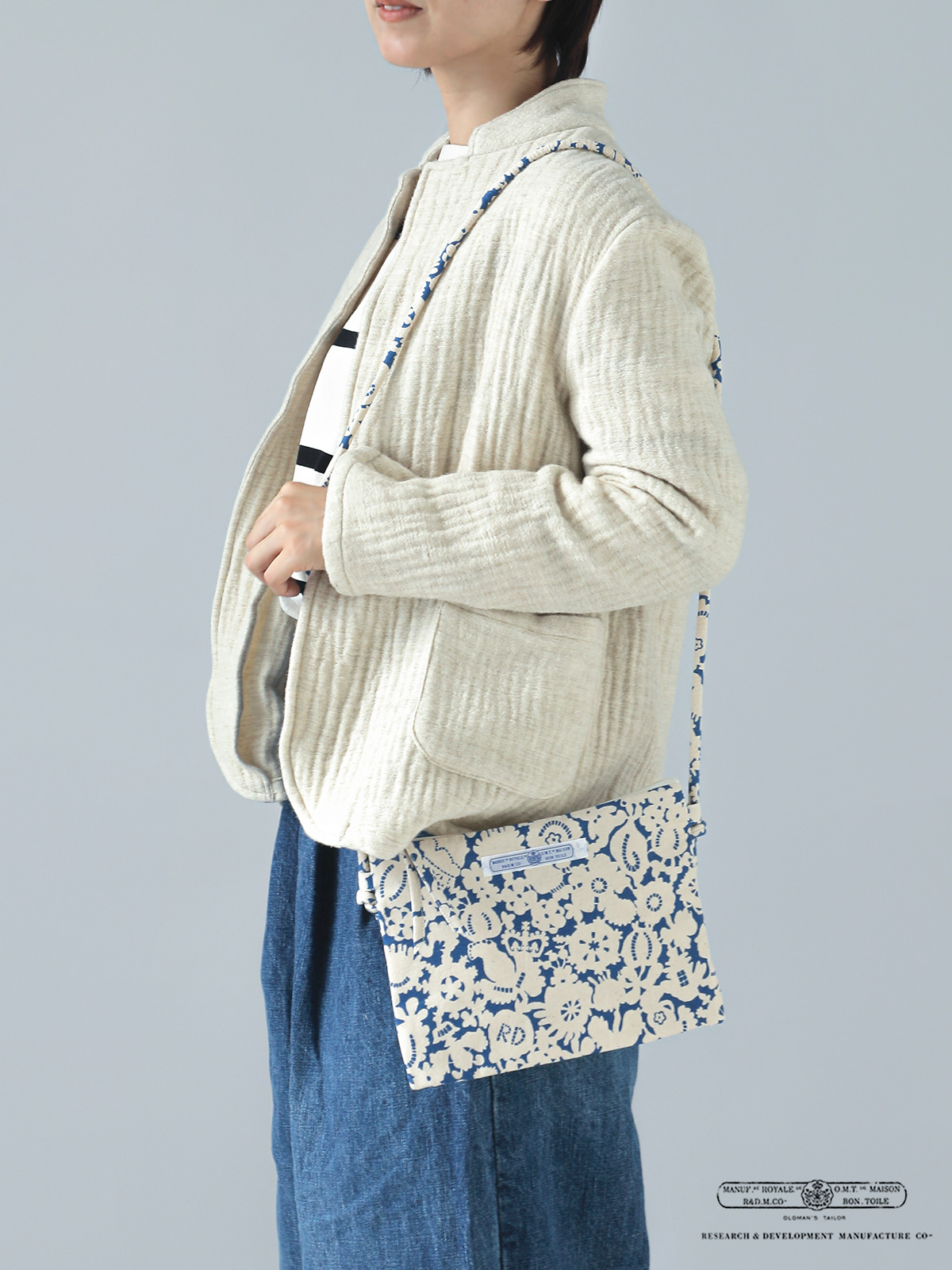 R & D.M.Co- オールドマンズテーラー モノ トリック プリント