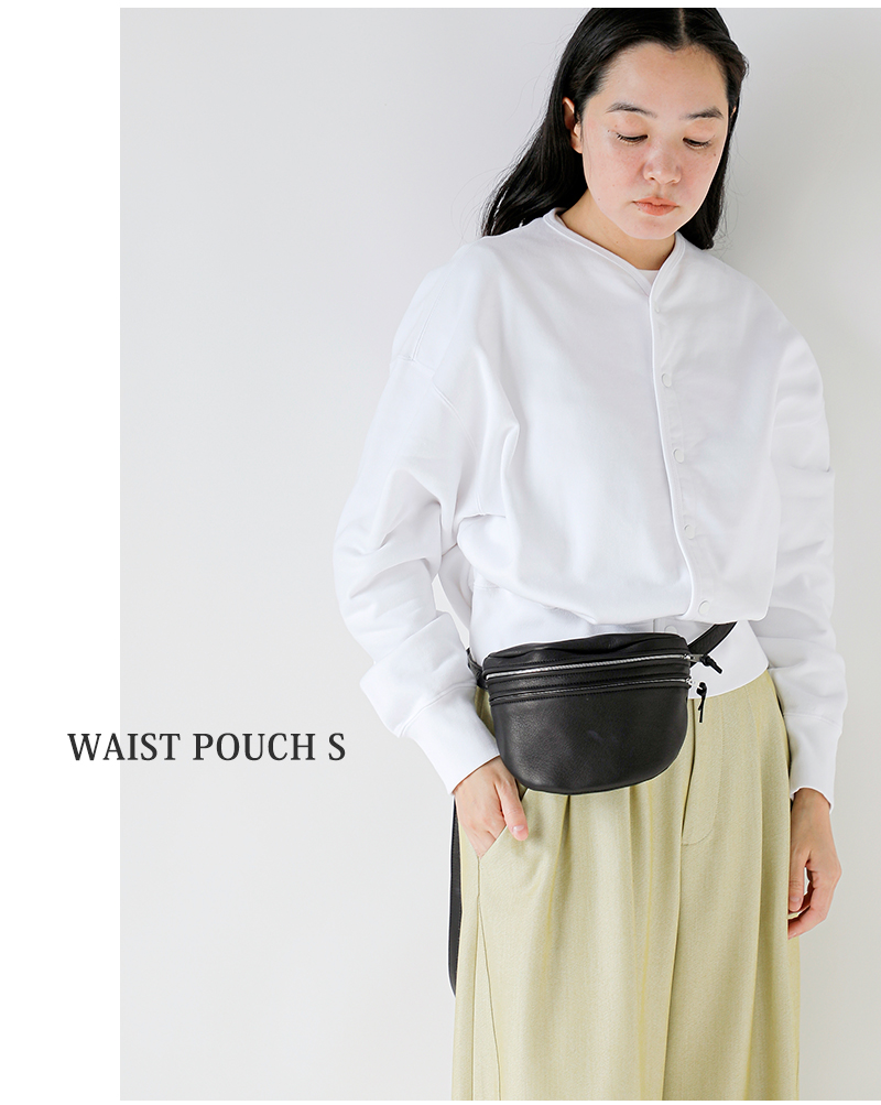 Aeta ディアレザー ウエストバッグWAIST POUCH S BAG Aeta/DEER LEATHER WAIST POUCH S (SHEEP MOUTON)