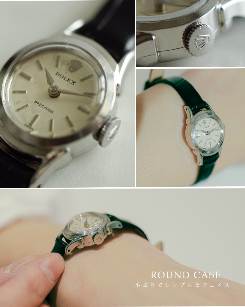 ROLEX ロレックス クロコ 型押し カウレザー ベルト ヴィンテージ