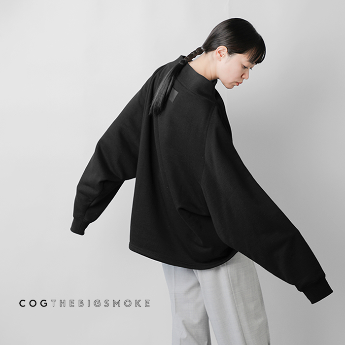 COGTHEBIGSMOKE コグザビッグスモーク MELINA BOTTLE NECK SWEATSHIRT