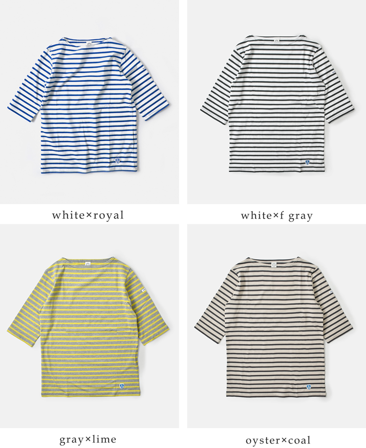 ORCIVAL オーチバル オーシバル 40/2ジャージー ボートネック ハーフ