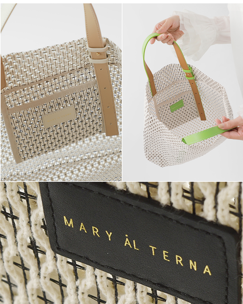MARY AL TERNA メアリオルターナコットン メッシュ トートバッグ M GAP