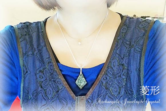 とおのの銘石・ペンダント（扇形/菱形/雫形）