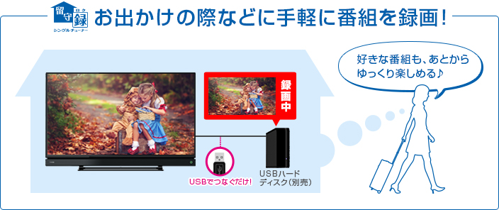 S20/録画/録画・再生｜テレビ｜REGZA：東芝