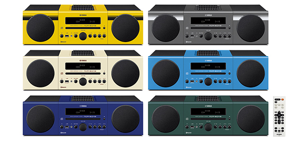 ヤマハバイクをモチーフにしたマイクロコンポ「MCR-B043」に6色の