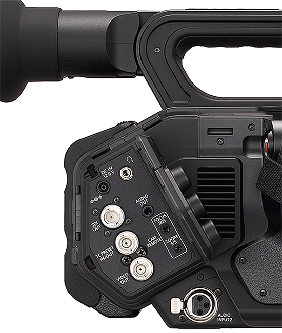 AG-DVX200T8 操作部・端子部 | プロフェッショナル4Kカムコーダー