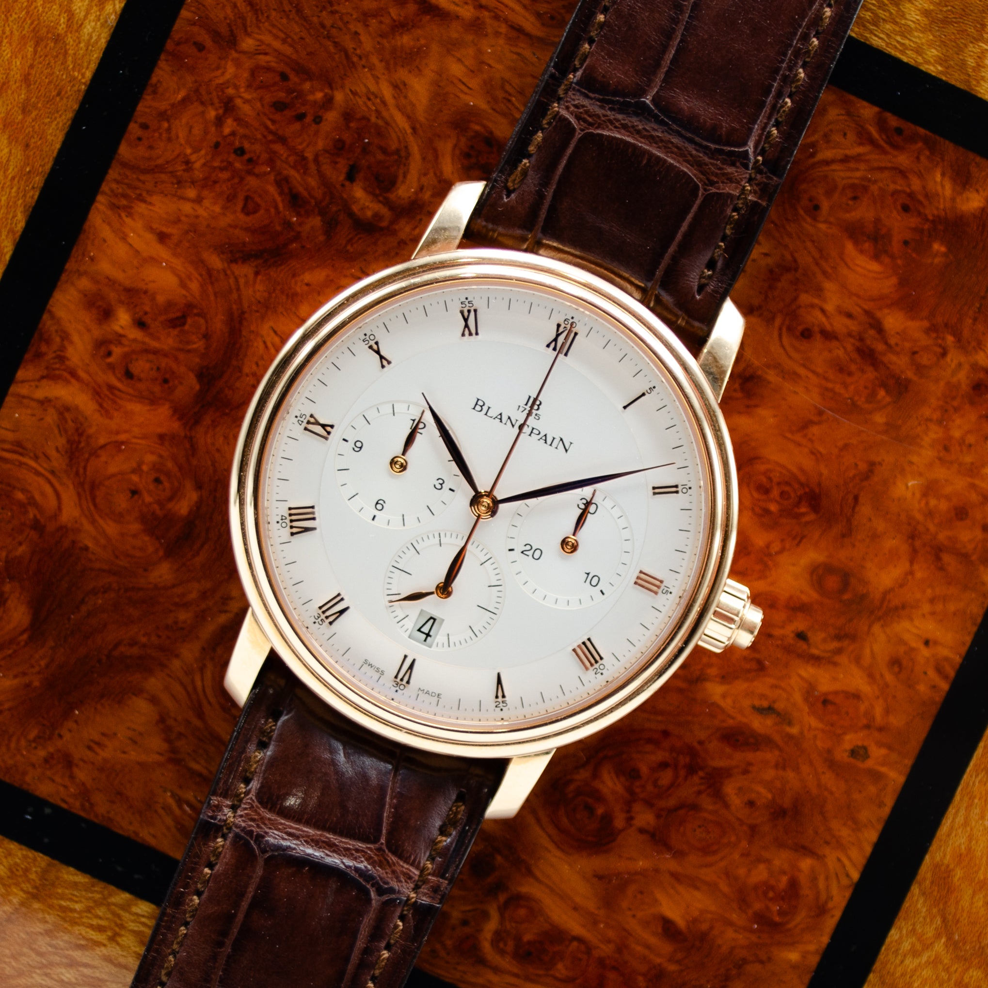 Blancpain Villeret Single Button Chronograph – Arlington Watch Works
