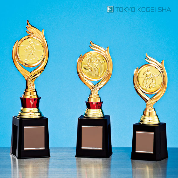 2,640〜 激安価格 赤のワンポイントミニトロフィーTRZ-4398