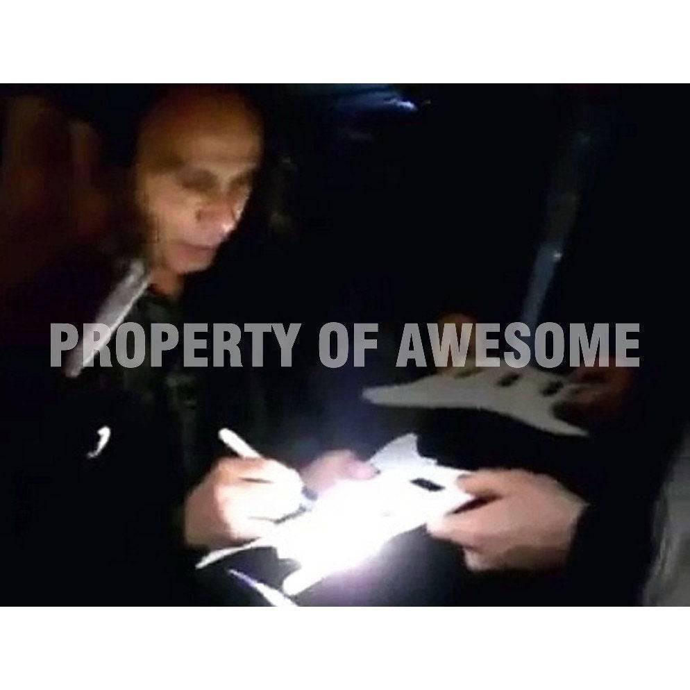 Ronnie James Dio 8x10 photo signed with proof - Awesome Artifacts