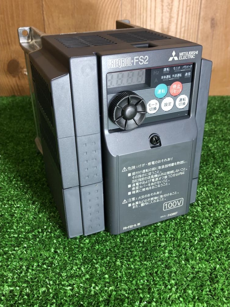三菱 MITSUBISHI 換気送風機用 単相 インバータ FR-FS2-0.8Kの中古 未