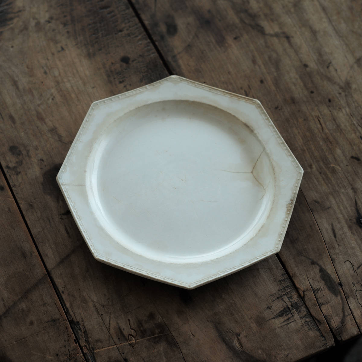 フランス 1800年前後 ファイアンス プレート 19世紀フランス クレイユ