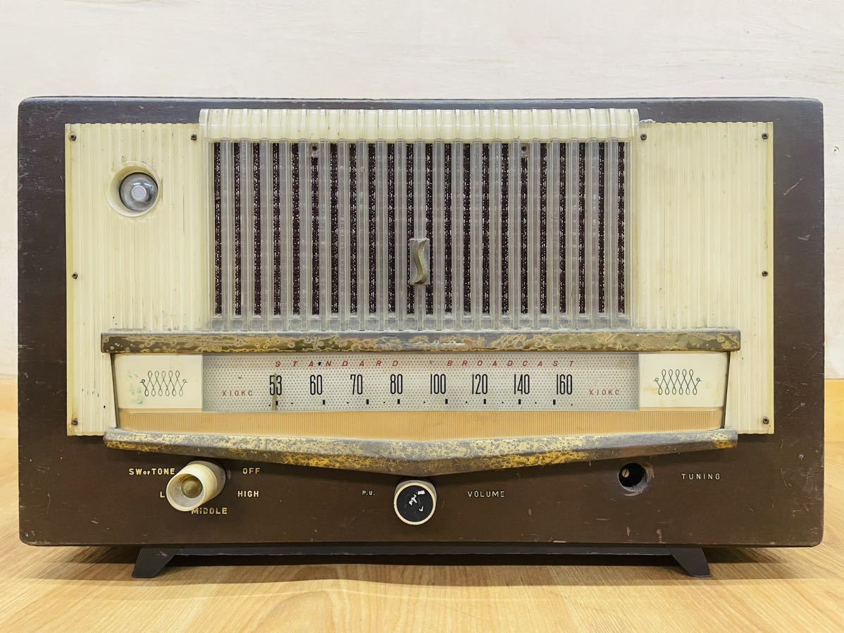 Yahoo!オークション -「真空管 ラジオ ss (サンヨー 50g/真空管ラジオ