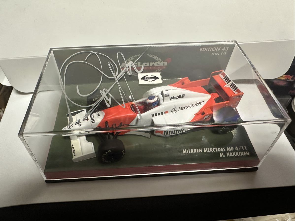 F1レーサー ミカ・ハッキネン 直筆サイン入り 名刺 ※北欧の貴公子