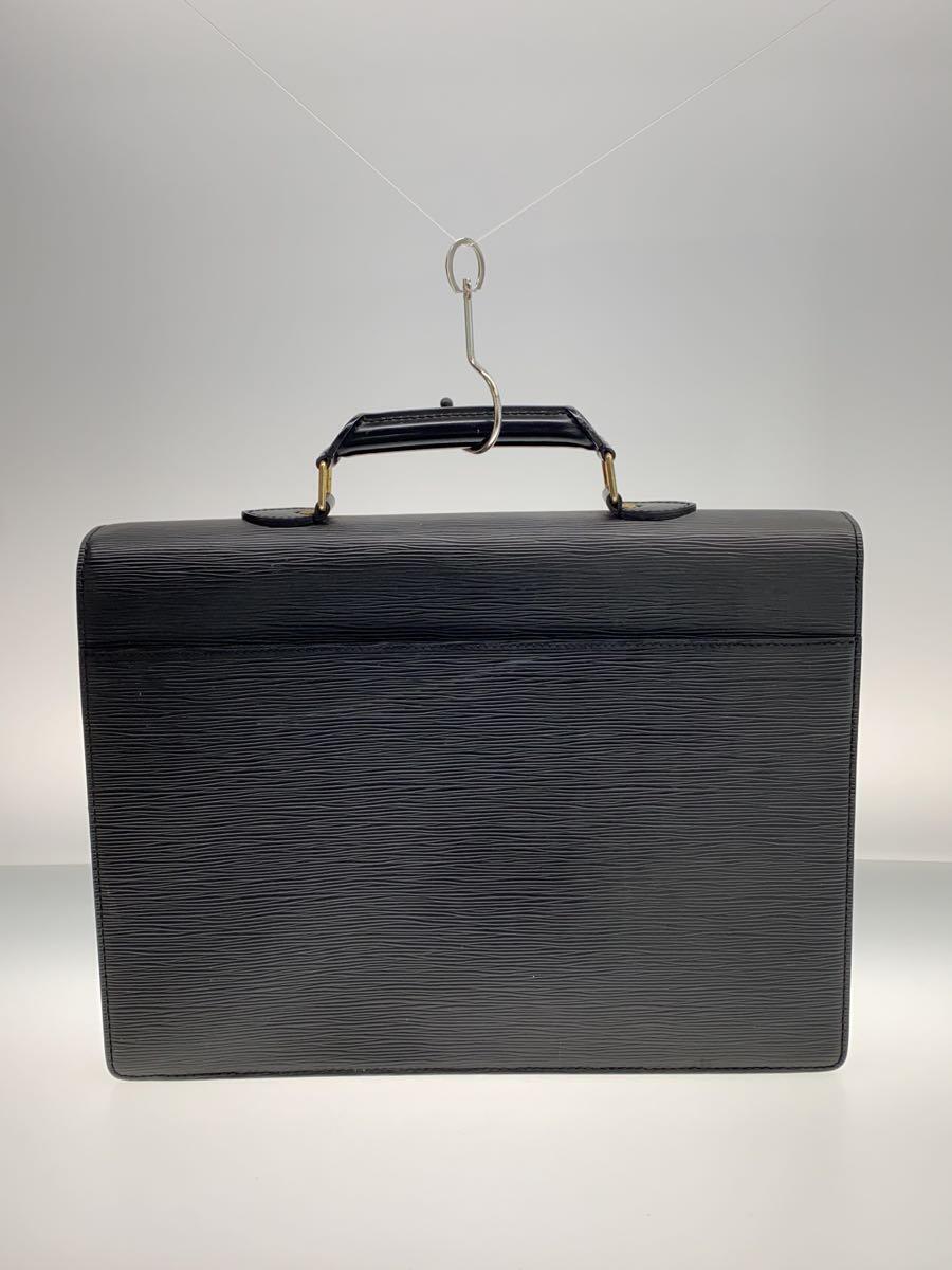 LOUIS VUITTON◇セルヴィエットコンセイエ_エピ_ブラック/レザー