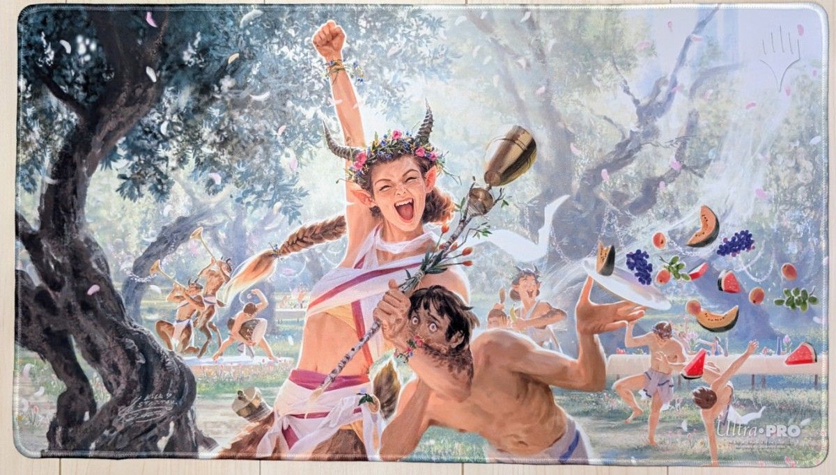 未使用】スレイベンの守護者 サリア ステッチ加工 プレイマット