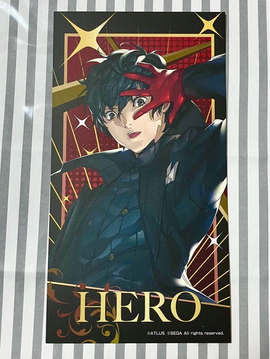 ペルソナ 25周年 P5 主人公 雨宮蓮 アクリル時計 ペルソナ3 リロード