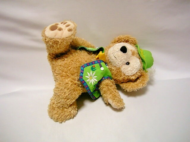 ○希少○白タグ 初期 ダッフィー ぬいぐるみ○座高約30㎝○チロリアン