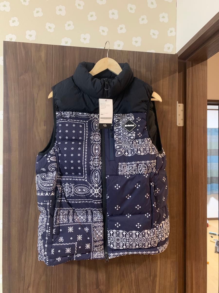 黒L FCRB ブリストル バンダナ柄 ペイズリー柄 ジャケット BANDANA