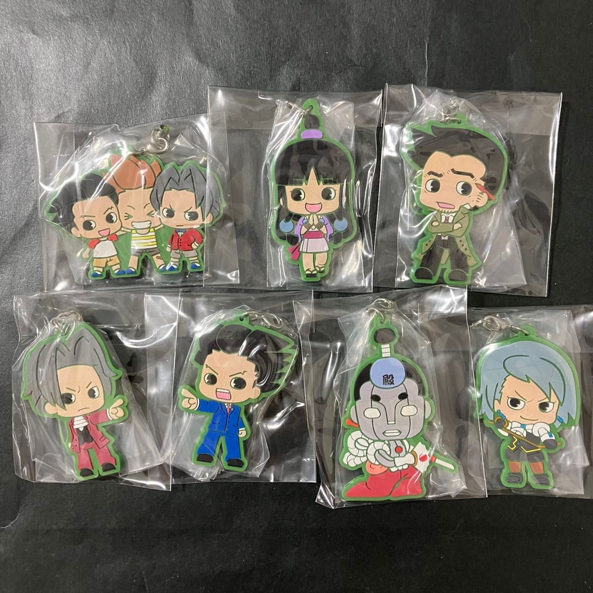 D4 逆転裁判5 ラバーストラップコレクション 全6種シークレット込み