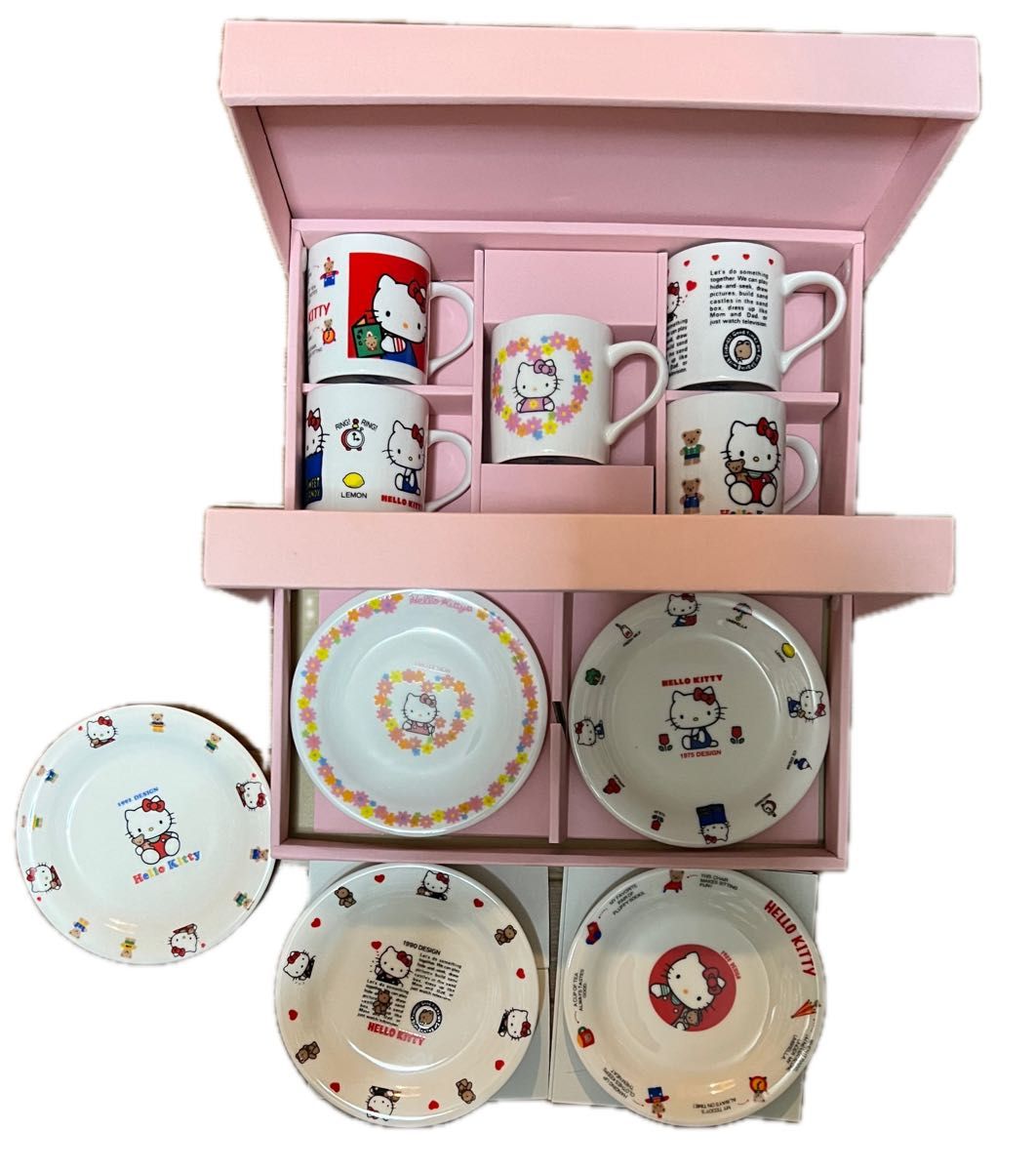 希少 レトロ ハローキティ グラス デザートグラス 金魚 ガラス 食器