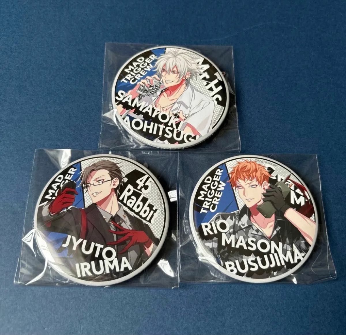 ヒプマイ ヒプノシスマイク オンラインくじ スクエア缶バッジ 碧棺左馬