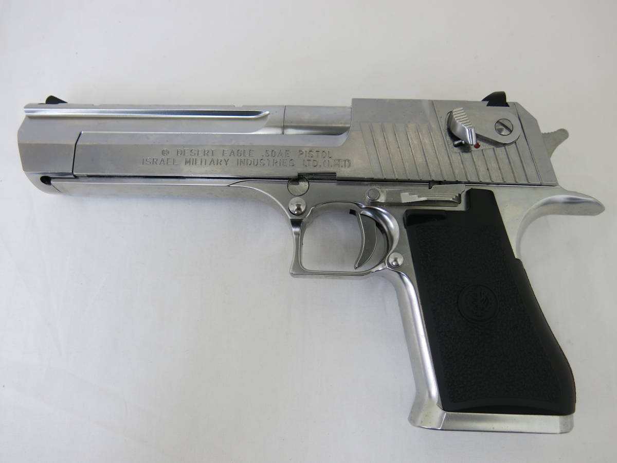 ガスガン DESERT EAGLE.50AE デザートイーグル CHROME STAINLESS GAS