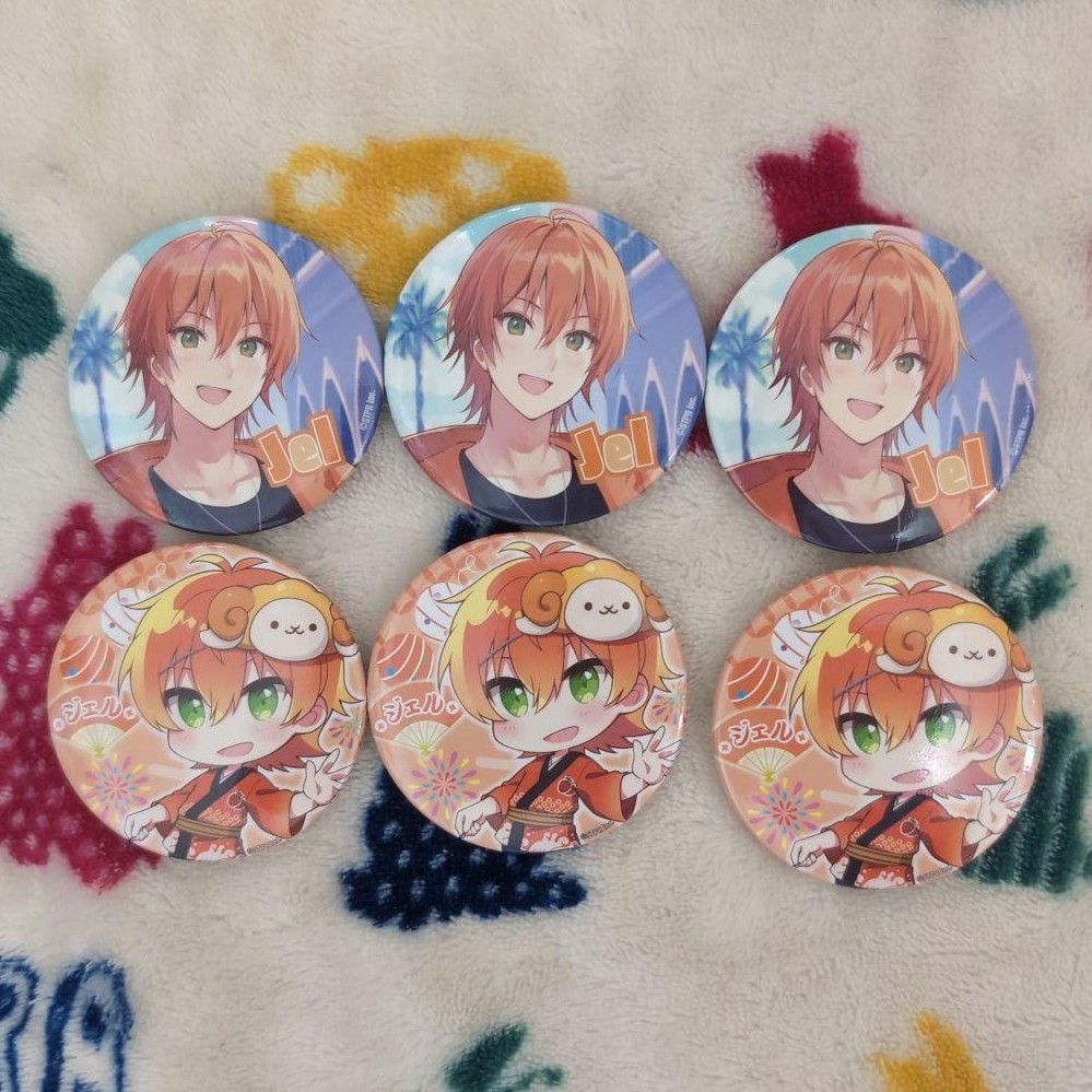 すとぷり 夏グッズ 2025 缶バッジ Summer Trip ver ジェルくん 等身 2