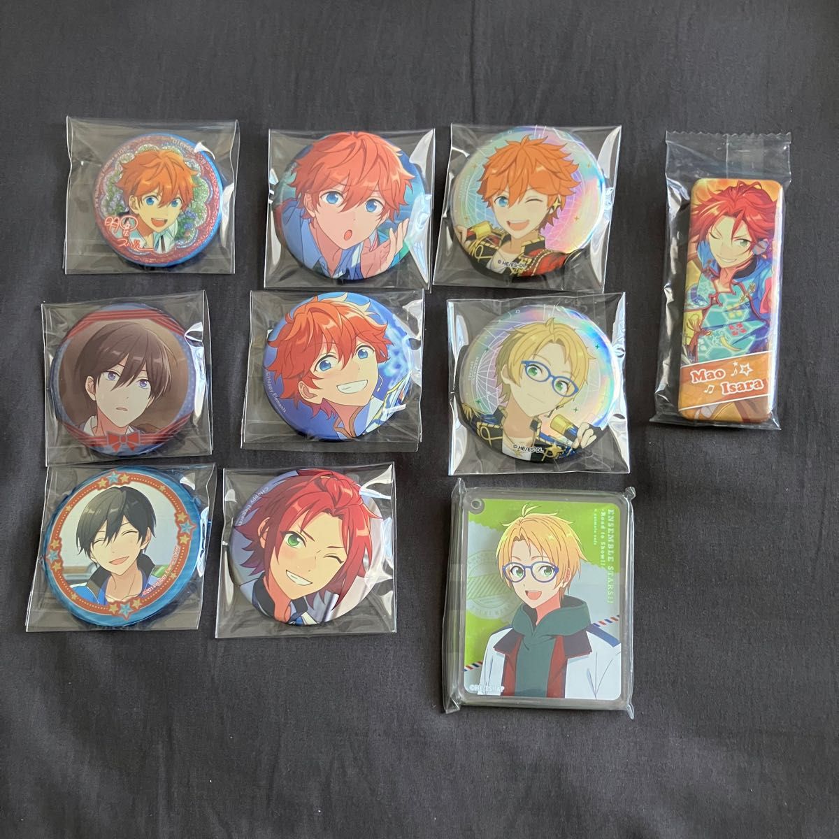 缶バッジ あんスタ あんさんぶるスターズ 明星スバル 遊木真 Trickstar