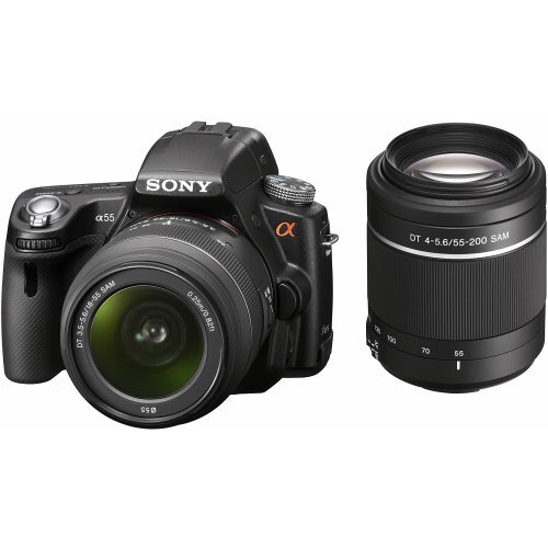 SONY α55 SLT-A55VY ダブルズームレンズキット オークション比較