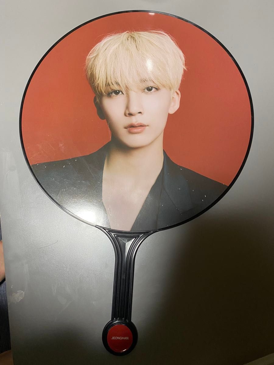 SEVENTEEN セブチ ジョンハン ファンミ LOVE うちわ&ストラップセット