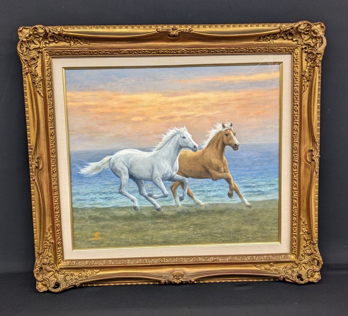 Yahoo!オークション -「馬」(動物画) (油彩)の落札相場・落札価格