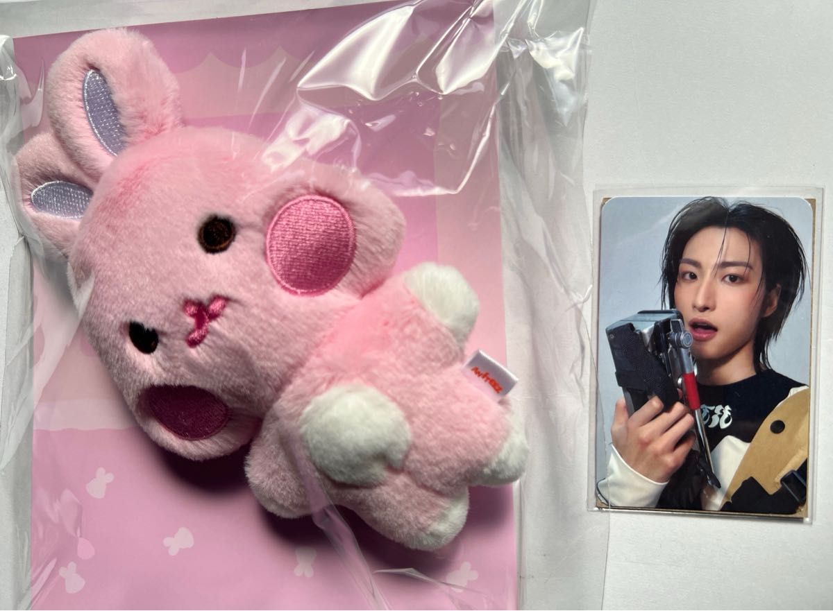 aniteez チュンラミ ぬいぐるみ キーリング トレカ付 ateez ホンジュン